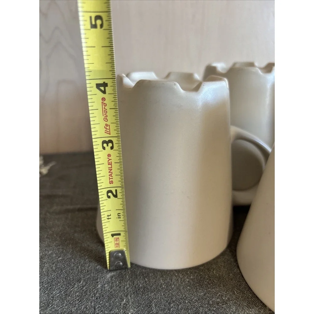 Set of Four (4) Ikea of Sweden Made In Thailand Stoneware Mug Coffee Tea #10866‎